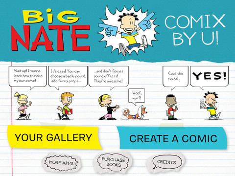 Big Nate: Comix By U! HD for iPad on the iTunes App Store | Recurso educativo 70368