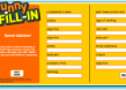 Funny fill-in | Recurso educativo 70987