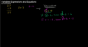 Video: Variables expressions and equations | Recurso educativo 71751