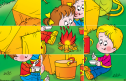 Puzzle interactivo: Campamento | Recurso educativo 75579