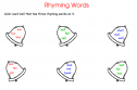 Rhyming words worksheet | Recurso educativo 76967