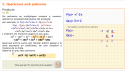 Operacions amb polinomis: Producte | Recurso educativo 82430