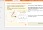 Raons trigonomètriques d'angles qualssevol: Cosinus d'un angle qualsevol | Recurso educativo 76390