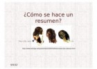 Cómo se hace un resumen | Recurso educativo 84686