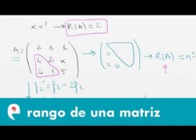 Rango de una matriz (ejercicio) | Recurso educativo 109459