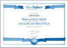 Curso de Auxiliar de biblioteca | MasSaber | Recurso educativo 114041