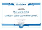 Curso de Limpieza y desinfección profesional | MasSaber | Recurso educativo 114137