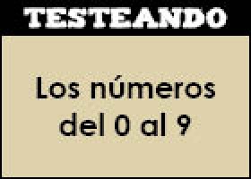 Los números del 0 al 9 | Recurso educativo 352605