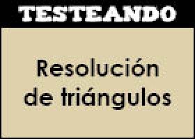 Resolución de triángulos | Recurso educativo 353100