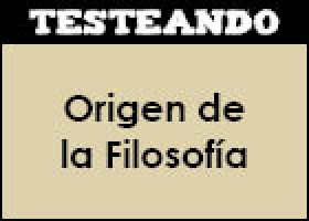 Origen de la Filosofía | Recurso educativo 49325