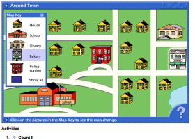 Interactive Map: Around Town | Recurso educativo 403866