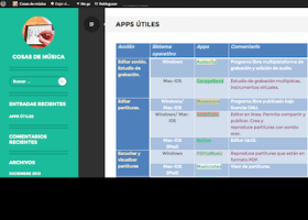 Apps útiles en clase de música | Recurso educativo 628516