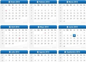 Calendario 2014 | Recurso educativo 675248