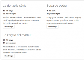 Obres de teatre per representar a l'escola | Recurso educativo 676581