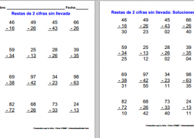 Restes en vertical sense portar-ne | Recurso educativo 684108