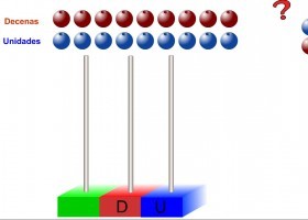 Desenes i unitats amb l'àbac | Recurso educativo 684157