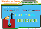 Multiplicaciones con factores acabados en ceros. | Recurso educativo 726145