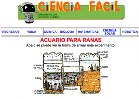 Acuario para ranas | Recurso educativo 726650