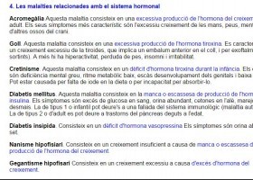 El sistema endocrí  humà i els seus trastorns | Recurso educativo 736768