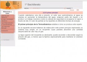 El primer principio de la termodinámica | Recurso educativo 739180