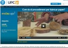 Com és el procediment per fabricar paper? | Recurso educativo 739531