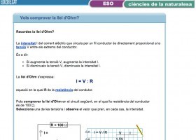 Vols comprovar la llei d'Ohm? | Recurso educativo 740457