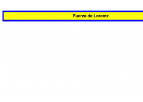 Fuerza de Lorentz | Recurso educativo 745177