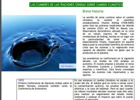 LAS CUMBRES DE LAS NACIONES UNIDAS SOBRE CAMBIO CLIMÁTICO | Recurso educativo 745410