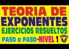 Leyes de Exponentes-Ejercicios Resueltos Paso a Paso-Nivel 1 | Recurso educativo 747020