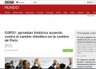 COP21: aprueban histórico acuerdo contra el cambio climático | Recurso educativo 751434