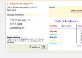 Mesures de dispersió: càlcul de les mesures de dispersió | Recurso educativo 752013