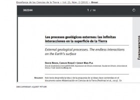 Fundamentos conceptuales y didácticos: Los procesos geológicos externos | Recurso educativo 753087