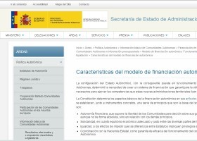 Características do modelo de financiamento autonómico | Recurso educativo 753480