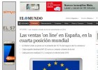 As vendas 'on line' en España, na cuarta posición mundial | Recurso educativo 753510