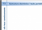 T, 02 Estructura electrònica y taula periòdica | Recurso educativo 755479