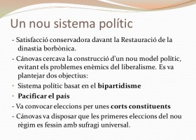 Sistema polític de la Restauració | Recurso educativo 755914