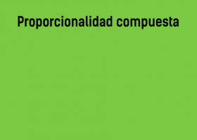 Proporcionalidad compuesta | Recurso educativo 765223