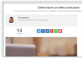 Consells per fer un videocurrículum | Recurso educativo 768809