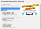 Matemáticas de 5º de primaria | Recurso educativo 772489