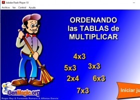 Ordena las tablas | Recurso educativo 772572