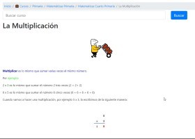 La Multiplicación | Recurso educativo 774279