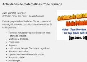 Actividades de matemáticas | Recurso educativo 774521