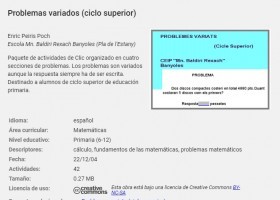 Problemas variados | Recurso educativo 776162