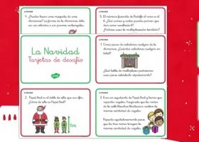 Tarjetas de desafío de matemáticas: La Navidad | Recurso educativo 782694