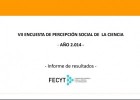 La percepción social de la ciencia | Recurso educativo 7902410